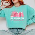 All Booked For Valentines Couple Bookworms Valentine’s Day Comfort Colors Sweatshirt Butter All Booked For Valentines Couple Bookworms Valentine’s Day Comfort Colors Sweatshirt Butter