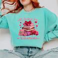 All Booked Valentine's Girly Teacher Coquette Love Comfort Colors Sweatshirt Butter All Booked Valentine's Girly Teacher Coquette Love Comfort Colors Sweatshirt Butter