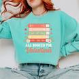 All Booked For Valentines Retro Book Lover Teacher Bookworm Premium Tri-Blend Comfort Colors Sweatshirt Butter All Booked For Valentines Retro Book Lover Teacher Bookworm Premium Tri-Blend Comfort Colors Sweatshirt Butter