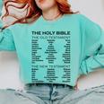The Books Of The Bible Old And New Testament Complete List Comfort Colors Sweatshirt Butter The Books Of The Bible Old And New Testament Complete List Comfort Colors Sweatshirt Butter