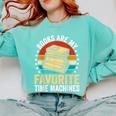 Books Are My Favorite Time Machines Comfort Colors Sweatshirt Butter
