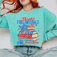 Books Fireworks And Freedom 4th Of July Book Lover Comfort Colors Sweatshirt Butter Books Fireworks And Freedom 4th Of July Book Lover Comfort Colors Sweatshirt Butter