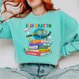 Books It's Okay To Be Kind Yellow Mental Health Day Kids Comfort Colors Sweatshirt Butter