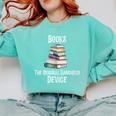 Books The Original Handheld Device Book Librarian Premium Comfort Colors Sweatshirt Butter