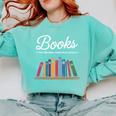 Books The Original Handheld Device Book Lovers Comfort Colors Sweatshirt Butter Books The Original Handheld Device Book Lovers Comfort Colors Sweatshirt Butter