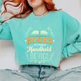 Books The Original Handheld Device Comfort Colors Sweatshirt Butter