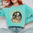 I Like My Books Spicy & My Coffee Icy Skeleton Read Book Comfort Colors Sweatshirt Butter I Like My Books Spicy & My Coffee Icy Skeleton Read Book Comfort Colors Sweatshirt Butter