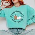 I Like My Books Spicy And My Coffee Icy Books Booktok Comfort Colors Sweatshirt Butter I Like My Books Spicy And My Coffee Icy Books Booktok Comfort Colors Sweatshirt Butter