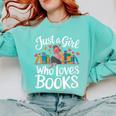 Bookworm Book Just A Girl Who Loves Books Comfort Colors Sweatshirt Butter Bookworm Book Just A Girl Who Loves Books Comfort Colors Sweatshirt Butter