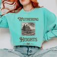 Bronte Novel Wuthering Heights Moorland Gothic Book Cover Comfort Colors Sweatshirt Butter Bronte Novel Wuthering Heights Moorland Gothic Book Cover Comfort Colors Sweatshirt Butter