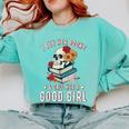 I Buy Her Books Call Her A Good Girl Book Lover Skull Comfort Colors Sweatshirt Butter I Buy Her Books Call Her A Good Girl Book Lover Skull Comfort Colors Sweatshirt Butter
