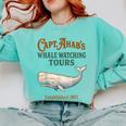 Captain Ahab’s Whale Watching Tours – Moby Book Parody Comfort Colors Sweatshirt Butter Captain Ahab’s Whale Watching Tours – Moby Book Parody Comfort Colors Sweatshirt Butter