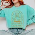 Cats And Books Because People Are Overrated Comfort Colors Sweatshirt Butter