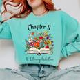 Chapter 11 Years Old 11th Birthday Wildflower Book Lover Comfort Colors Sweatshirt Butter Chapter 11 Years Old 11th Birthday Wildflower Book Lover Comfort Colors Sweatshirt Butter