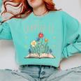 Chapter 16th Birthday Bookworm 16 Years Old For Book Lovers Comfort Colors Sweatshirt Butter
