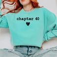 Chapter 40 Book Lovers Readers & Authors 40th Birthday Comfort Colors Sweatshirt Butter Chapter 40 Book Lovers Readers & Authors 40th Birthday Comfort Colors Sweatshirt Butter
