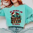 Christmas Dragon My Holidays Are All Booked Book Lovers Kids Comfort Colors Sweatshirt Butter Christmas Dragon My Holidays Are All Booked Book Lovers Kids Comfort Colors Sweatshirt Butter