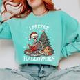 Christmas Outfit I Prefer Halloween Book Reading Skeleton Comfort Colors Sweatshirt Butter Christmas Outfit I Prefer Halloween Book Reading Skeleton Comfort Colors Sweatshirt Butter