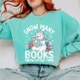 Christmas Reading Snowman So Many Books Men Women Kids Comfort Colors Sweatshirt Butter Christmas Reading Snowman So Many Books Men Women Kids Comfort Colors Sweatshirt Butter
