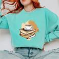 Coffee And Books Adult Books Lover Reading Comfort Colors Sweatshirt Butter Coffee And Books Adult Books Lover Reading Comfort Colors Sweatshirt Butter