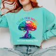 Color Our World Summer Reading 2025 Tree Book Lover Camping Comfort Colors Sweatshirt Butter Color Our World Summer Reading 2025 Tree Book Lover Camping Comfort Colors Sweatshirt Butter