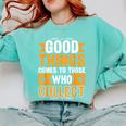 Comic Book Collector Meme Quote Comfort Colors Sweatshirt Butter