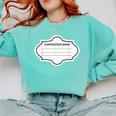 Composition Book Notebook Teacher's Halloween Group Costume Comfort Colors Sweatshirt Butter