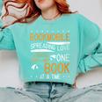 Cool Bookmobile Librarian Spreading Love One Book At A Time Comfort Colors Sweatshirt Butter Cool Bookmobile Librarian Spreading Love One Book At A Time Comfort Colors Sweatshirt Butter