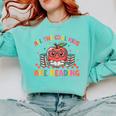 All The-Cool Kids Are Reading Book Lover Librarian Bookworm Comfort Colors Sweatshirt Butter
