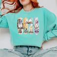 Coquette Bookworm Reading Enthusiast Book Lover Book Comfort Colors Sweatshirt Butter