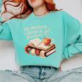 Cozy My Weekend Is Books Blankets Reading Tea Lover Premium Comfort Colors Sweatshirt Butter Cozy My Weekend Is Books Blankets Reading Tea Lover Premium Comfort Colors Sweatshirt Butter