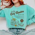 Cozy Girl Book Club Cozy Readers Book Club Comfort Colors Sweatshirt Butter Cozy Girl Book Club Cozy Readers Book Club Comfort Colors Sweatshirt Butter