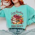Cozy Readers Book Society Fall Autumn Floral Pumpkin Season Comfort Colors Sweatshirt Butter Cozy Readers Book Society Fall Autumn Floral Pumpkin Season Comfort Colors Sweatshirt Butter