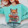 Cute Nerdy Fox Read Books Be Kind Stay Weird Book Club Premium Tri-Blend Comfort Colors Sweatshirt Butter Cute Nerdy Fox Read Books Be Kind Stay Weird Book Club Premium Tri-Blend Comfort Colors Sweatshirt Butter