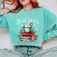 Dear Santa More Book Please Christmas Book Librarian Comfort Colors Sweatshirt Butter Dear Santa More Book Please Christmas Book Librarian Comfort Colors Sweatshirt Butter