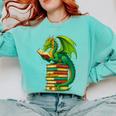 Dragon Reading Books Matching Bookworm Readers Librarian Comfort Colors Sweatshirt Butter Dragon Reading Books Matching Bookworm Readers Librarian Comfort Colors Sweatshirt Butter