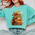 Dream Like Martin Floral Book History Month Women Men Comfort Colors Sweatshirt Butter