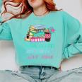 Drink Coffee Read Books Love Jesus Christian Religious God Comfort Colors Sweatshirt Butter