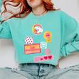 Dungeon Crawler Carl Colorful Sticker Collage LitRPG Book Comfort Colors Sweatshirt Butter Dungeon Crawler Carl Colorful Sticker Collage LitRPG Book Comfort Colors Sweatshirt Butter