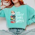 Easily Distracted By Books And Gnomes Comfort Colors Sweatshirt Butter