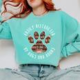 Easily Distracted By Dogs And Books Comfort Colors Sweatshirt Butter
