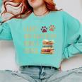 Easily Distracted By Dogs And Books Pets Books Lovers Comfort Colors Sweatshirt Butter Easily Distracted By Dogs And Books Pets Books Lovers Comfort Colors Sweatshirt Butter