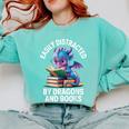 Easily Distracted By Dragons And Books Comfort Colors Sweatshirt Butter Easily Distracted By Dragons And Books Comfort Colors Sweatshirt Butter