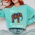 Easily Distracted By Elephants And Books Elephant Comfort Colors Sweatshirt Butter Easily Distracted By Elephants And Books Elephant Comfort Colors Sweatshirt Butter