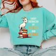 Easily Distracted By Goats And Books Goats And Book Reading Comfort Colors Sweatshirt Butter Easily Distracted By Goats And Books Goats And Book Reading Comfort Colors Sweatshirt Butter
