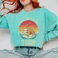 Easily Distracted By Sloths And Books Comfort Colors Sweatshirt Butter