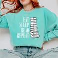 Eat Sleep Read Repeat Reading Book Librarian Men Women Kids Comfort Colors Sweatshirt Butter Eat Sleep Read Repeat Reading Book Librarian Men Women Kids Comfort Colors Sweatshirt Butter
