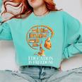 Education Is Freedom Afro Woman Book Illustration Comfort Colors Sweatshirt Butter