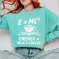 EMC2 Energy Milk x Coffee Science Book Math Lover Comfort Colors Sweatshirt Butter EMC2 Energy Milk x Coffee Science Book Math Lover Comfort Colors Sweatshirt Butter