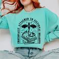 Emotionally Attached To Fictional Dragons Books Lover Comfort Colors Sweatshirt Butter